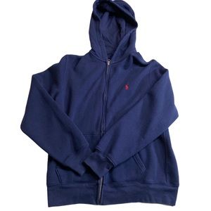 Polo Ralph Lauren Hoodie Navy Boys Large 14-16